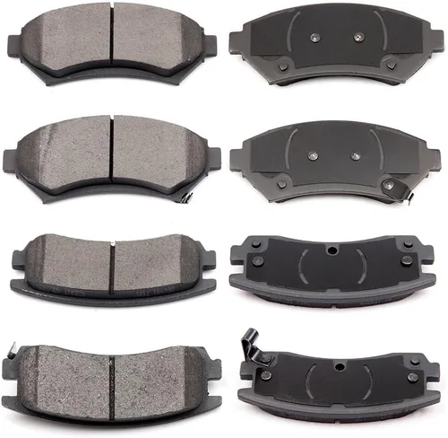 Miniatura 32 de CCIyu Juego de pastillas de freno de cerámica delanteras y traseras D882/D883 para Buick Rainier (2004-2005), Chevrolet SSR (2003-2005), Chevrolet