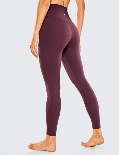 Miniatura 2 de CRZ YOGA Leggings de yoga 78 para mujer, sensación de desnudo, pantalones ajustados de cintura alta de 25 pulgadas