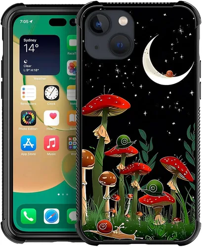 Miniatura 10 de ZHEGAILIAN Funda compatible con iPhone 13, fundas de cristal de color caballo de baile, parte trasera de vidrio templado+funda protectora