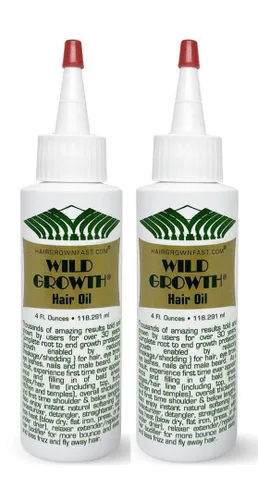 Wild Growth Aceite para el cabello 4oz "Paquete de 2"