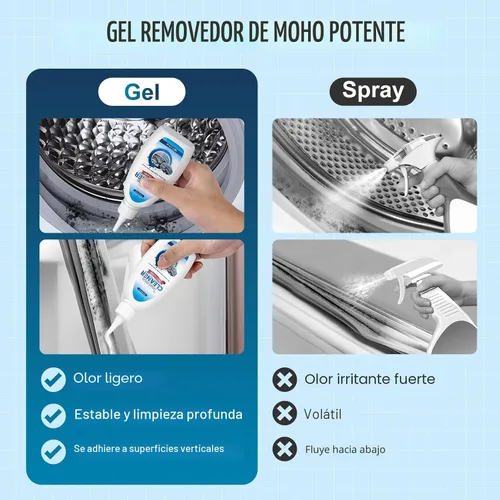 Miniatura 5 de Leopong Gel limpiador para el hogar, limpiador para lavadora, tiras de refrigerador, ducha doméstica, fregaderos de cocina, paredes, azulejos