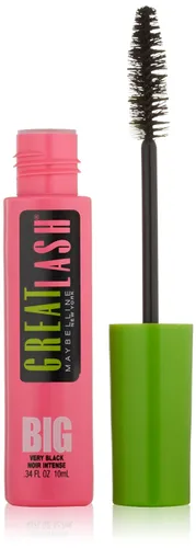 Miniatura 10 de Maybelline Great Lash BIG Máscara lavable, Máscara voluminizadora, espesante y alargadora, color negro parduzco, 2 unidades Negro café.