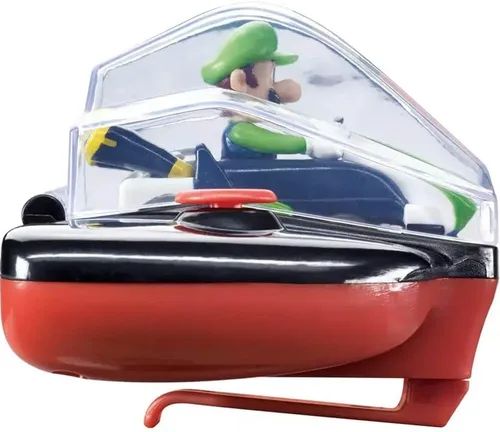 Miniatura 6 de Carrera RC Nintendo Mario Kart Mini coche de juguete de control remoto coleccionable de 2.4 GHz - Luigi