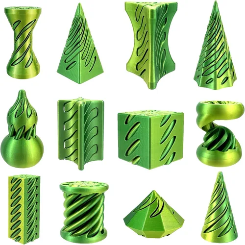 Miniatura 12 de Escultura Imposible Pirámide Pase 3D Impresa, Juguete para Ansiedad de Cono, Imposible Cilindro Alivio de Ansiedad, Imposible Pase Mágico