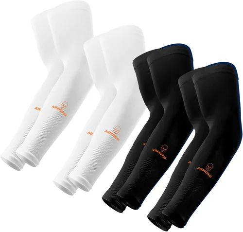 Miniatura 159 de ARMORAY - Mangas de brazo para hombres o mujeres; para cubrir tatuajes; de enfriamiento, para practicar deportes, básquetbol, golf, fútbol