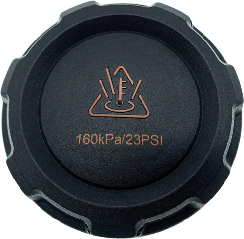 Tapa de Cubierta del Depósito de Expansión del Radiador para VW Audi Skoda Seat Porsche, Negra, Anticongelante, 160KPa/23PSI, Reemplaza 2Q0121321A