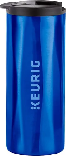 Miniatura 3 de Keurig Taza de Viaje de Café de Acero Inoxidable Facetada, Se Adapta Debajo de Cualquier Cafetera de Cápsulas K-Cup de Keurig, 14 oz, Cobre
