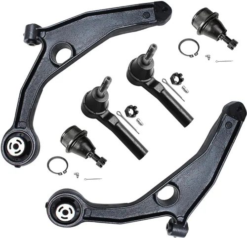Miniatura 148 de Detroit Axle - Kit de extremo delantero para Chrysler 300 Dodge Charge Challenger 2011-2023, 2 brazos de control inferiores traseros 2 rótulas