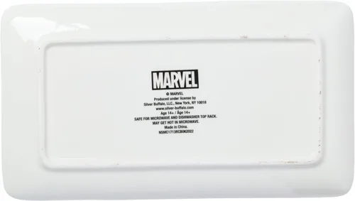 Miniatura 5 de Silver Buffalo Marvel Avengers Juego de vajilla con diseño de Hulk, Iron Man, Capitán América, Thor, Black Panther y Spiderman, incluye plato