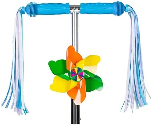 Miniatura 4 de 1 par de manillar de bicicleta para niños, cinta de borla de bicicleta para niños, el mejor regalo de Navidad para niñas y niños, decoración