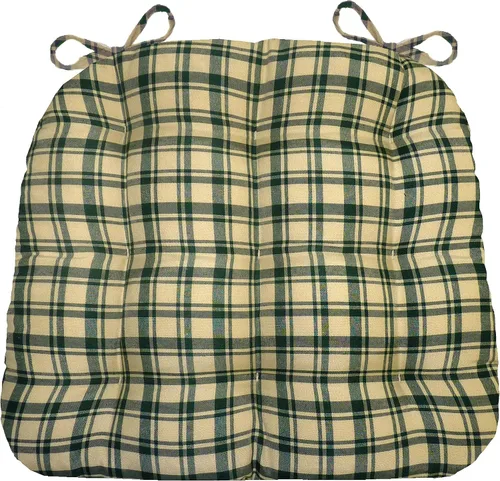 Miniatura 21 de Barnett Home Decor Almohadillas para silla de comedor con lazos - Bethanne Azul Floral Tamaño Mediano 16.5 x 18 - Cojines para silla Windsor