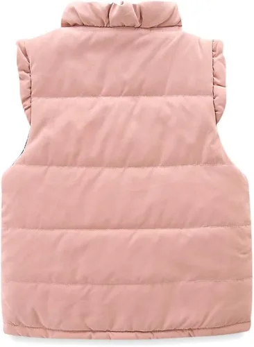 Miniatura 5 de Mud Kingdom Chalecos para niñas pequeñas, ropa de abrigo ligera y linda floral