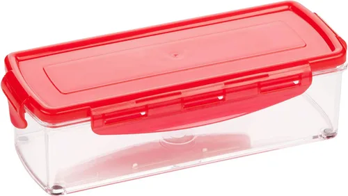 Miniatura 2 de Genius Cortador de verduras y frutas, plástico, rojo, 8.7 x 3.9 x 3.2 in