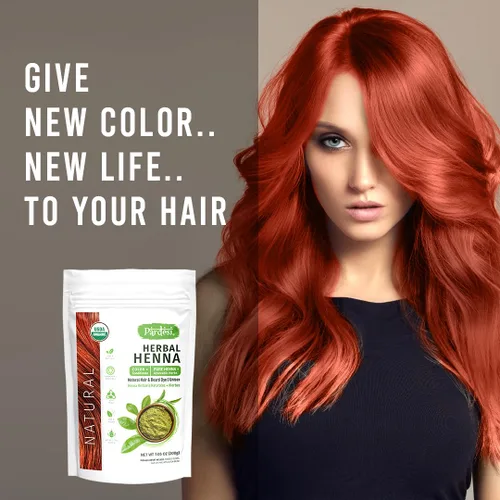 Miniatura 7 de Pardesi Henna orgánica natural 7.05 oz - Tratamiento natural para el cabello y acondicionador Halal, sin OMG, vegano Sin químicos