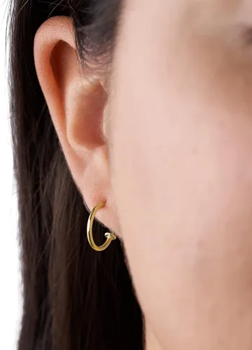 Miniatura 3 de Fossil - Aretes tipo dormilona de acero inoxidable para mujer, de tono dorado