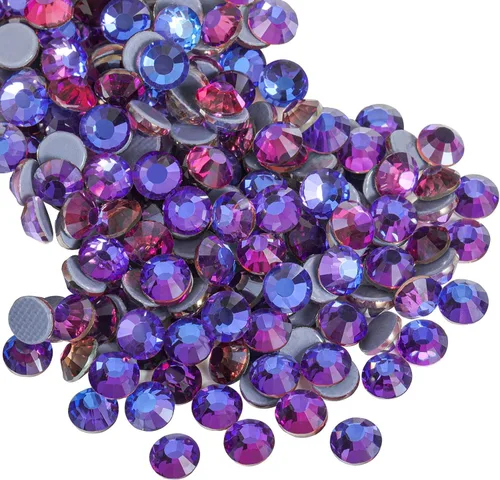 Miniatura 45 de Beadsland Hotfix - 2880 diamantes de imitación de cristal con parte trasera plana para manualidades, ropa, decoraciones de bricolaje, cristal AB
