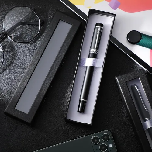 Miniatura 7 de Spakon - Cajas vacías para regalo de bolígrafo con tapa transparente, cajas de presentación para bolígrafos de punta redonda, ideales para regalos