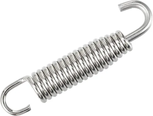 Miniatura 5 de X AUTOHAUX 2 piezas de resorte universal para tubo de escape para motocicletas 2.283 in 2.28 pulgadas tubo de escape de acero inoxidable gancho