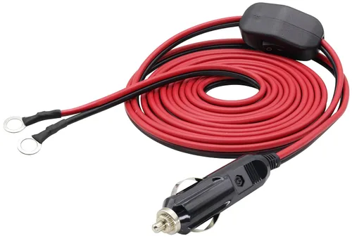 Miniatura 10 de Paquete de 2 adaptadores de enchufe macho de encendedor de cigarrillos de 12 voltios con cable de cables de luz LED y cable de 16 AWG para enchufe