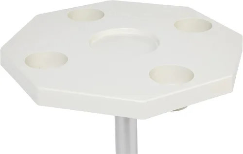 Miniatura 2 de DetMar 12-1109C Mesa Octogonal Extraíble MarinoRV Mesa Blanca