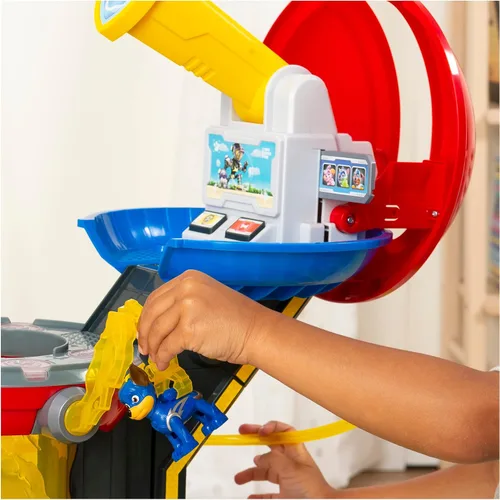 Miniatura 4 de Paw Patrol, Mighty Pups Super Paws Lookout Tower Playset con luces y sonidos, juguete para edades de 3 años en adelante