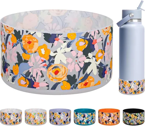 Miniatura 16 de HEYSKAY Funda Protectora de Silicona para Botella de Agua de Boca Ancha Hydro Flask de 32oz 40oz Protector de Base Inferior y Otras Botellas de Agua