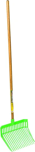 Miniatura 6 de Little Giant® DuraFork Horca de Heno Horca para Estiércol Horca Estable de Policarbonato con Púas Anguladas Azul Baya