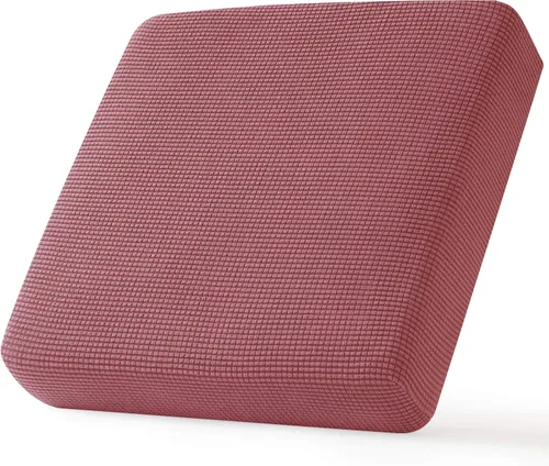 Miniatura 51 de CHUN YI - Funda elástica de cojín para sofá biplaza, funda de asiento de sofá con tela jacquard de elastano (mediana, color marfil blanco)