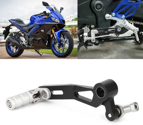 Miniatura 2 de Kit de palanca de cambios de motocicleta ajustable con diseño plegable para YZFR25 YZFR3 MT25 MT 03 incluyendo accesorios de montaje y varilla