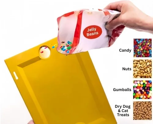Miniatura 3 de Dispensador de caramelos con marco colgante, máquina de chicles en un marco, distribución rápida y práctica de caramelos, nueces, golosinas