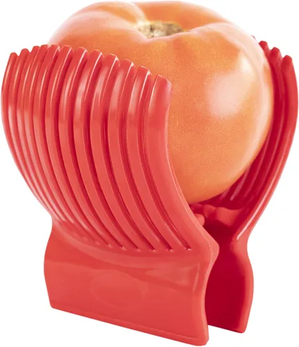 Miniatura 4 de Guía de corte de la herramienta del tenedor de la rebanadora de tomate, cebolla, patata, pimienta, preparación