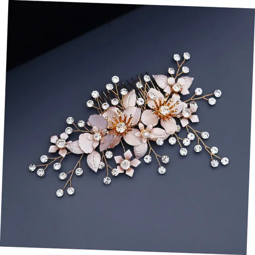 Miniatura 2 de Mikinona Elegante peine de pelo perla y diamante accesorio de boda nupcial elegante para mujeres niñas ocasión especial