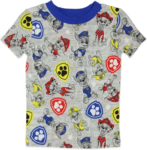 Miniatura 4 de Paw Patrol Conjunto de pijama de algodón de 4 piezas para niño
