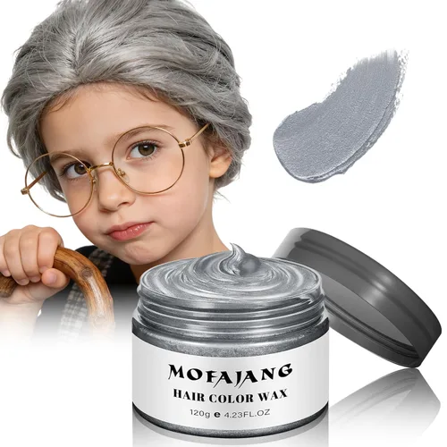 Miniatura 10 de Cera de color temporal para el cabello, spray de color para el cabello morado, 4.23 onzas de cera de cabello desechable natural en aerosol, cera