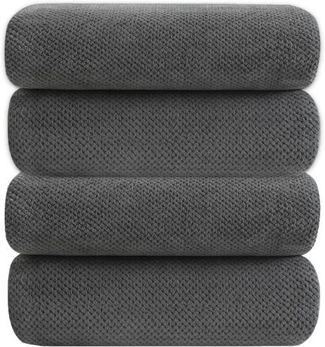 Miniatura 7 de YTYC Toallas, toallas de baño extra grandes de 29 x 59 pulgadas para baño, toallas de ducha súper suaves de secado rápido, peso ligero, microfibra