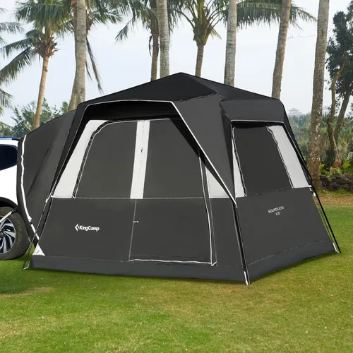 KingCamp SUV Tent, Instant 6-8 Person Waterproof & Windproof Tailgate Car Camping Tent with Movie Screen for Family Camping & Outdoor Adventures