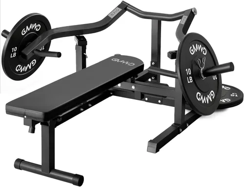 GMWD Chest Press Machine, Bench Press Machine with Independent Converging Arms, Adjustable Flat Incline Bench for Chest, AB Workouts, Shoulder Home