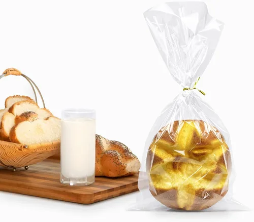 Miniatura 6 de Morepack Bolsas de celofán de 8 x 16 pulgadas, 100 bolsas de regalo de celofán transparente para botellas de vino