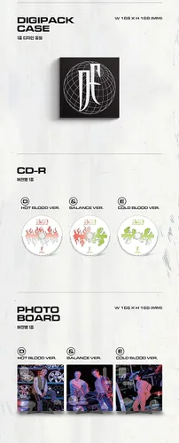Miniatura 5 de Super Junior D&E - Bad Blood (4º mini álbum)+juego de tarjetas de fotos extra