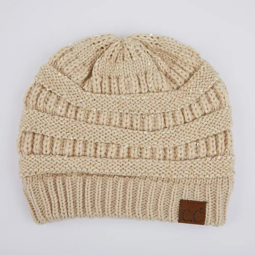 Miniatura 57 de C.C Trendy Warm Chunky Soft Stretch Cable Knit Beanie