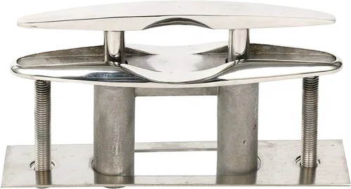 Miniatura 2 de Amarine Made Par de botes marinos de acero inoxidable 316 Pull up Cleat Flush Mount Cleat Lift