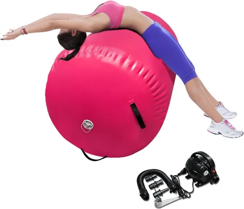 Miniatura 9 de 86 York - Esterilla inflable de aire para gimnasia con bomba eléctrica, equipo de gimnasia para uso doméstico, entrenamiento en el gimnasio, yoga