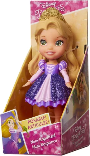 Miniatura 4 de Jakks Pacific Muñeca Princesa Disney-Rapunzel, multicolor, 3.0 in (84632)
