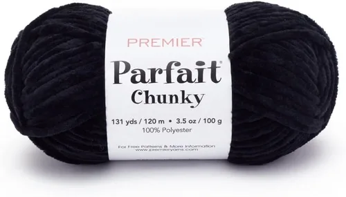 Miniatura 33 de Premier Parfait Hilo Grueso - Súper Voluminoso para Tejer y Hacer Ganchillo, Chenilla, Sunshine