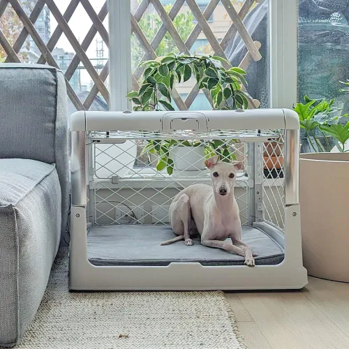 Miniatura 5 de Diggs Snooz - Cama para perros de espuma viscoelástica, almohadilla para jaula de perro de tamaño ideal, cama ortopédica de alta calidad para jaula