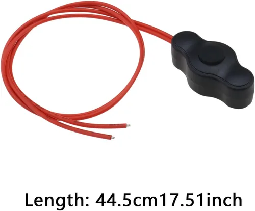 Miniatura 4 de 1 juego de interruptor de botón impermeable de 12 V interruptor de encendido y apagado con conector rápido para iluminación LED de acento