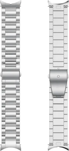 Miniatura 6 de LDFAS Compatible con Samsung Galaxy Watch 7/6 Classic 1.850 in 1.693 in/5 Pro 1.77 pulgadas, sin huecos, correa de metal de acero inoxidable