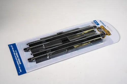 Miniatura 7 de Bachmann Trenes - RERAILER RECTO A PRESENTACIÓN E-Z 9" (2/tarjeta) - Riel de aleación de acero con plataforma negra - Escala HO