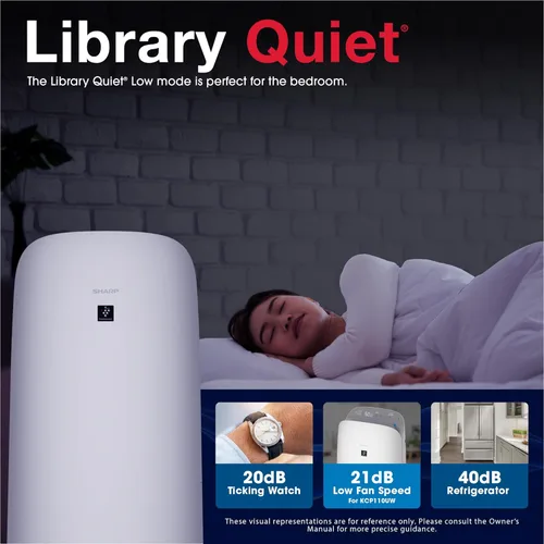 Miniatura 4 de SHARP Purificador de aire inteligente con humidificador combinado: cubre hasta 2,603 pies cuadrados en una hora, compatible con Alexa y Google Asst.
