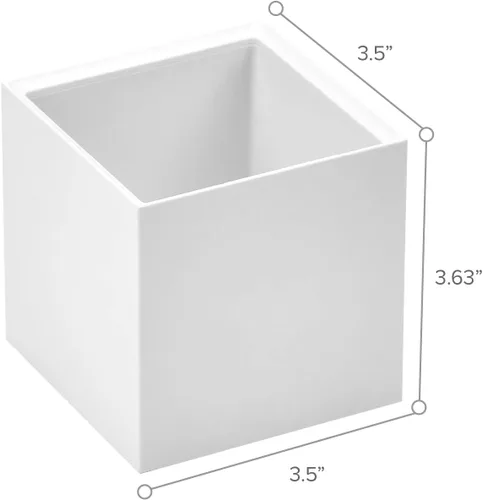 Miniatura 6 de Organizador de escritorio Bostitch Office Konnect con taza para lápices, soporte para bolígrafos, paquete de 2, blanco